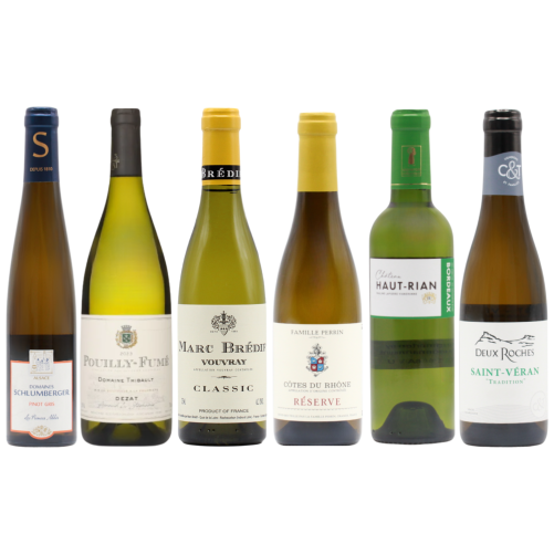 Six French Whites HALVES (6x37.5cl)
