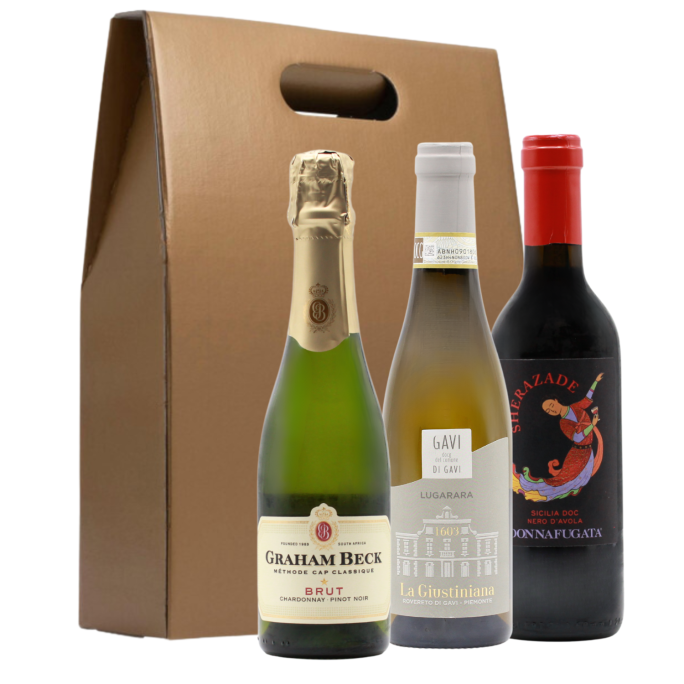 Wine & Dine Trio HALVES (3x37.5cl with Gift Box)