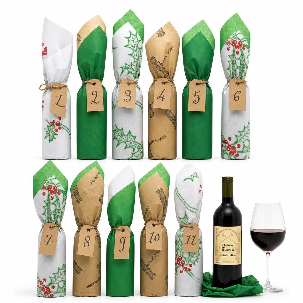 Luxury Red Wines Advent Case HALF BOTTLES (12x37.5cl)