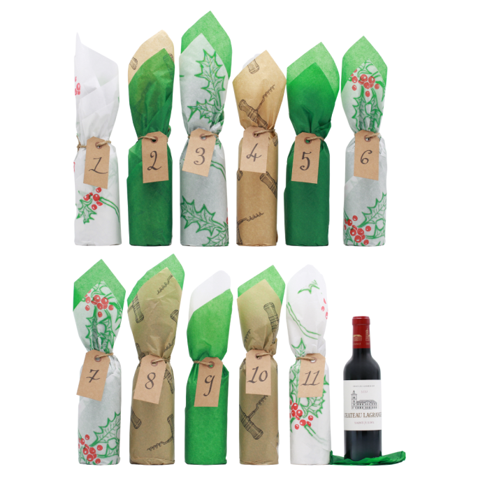 Luxury Red Wines Advent Case HALF BOTTLES (12x37.5cl)