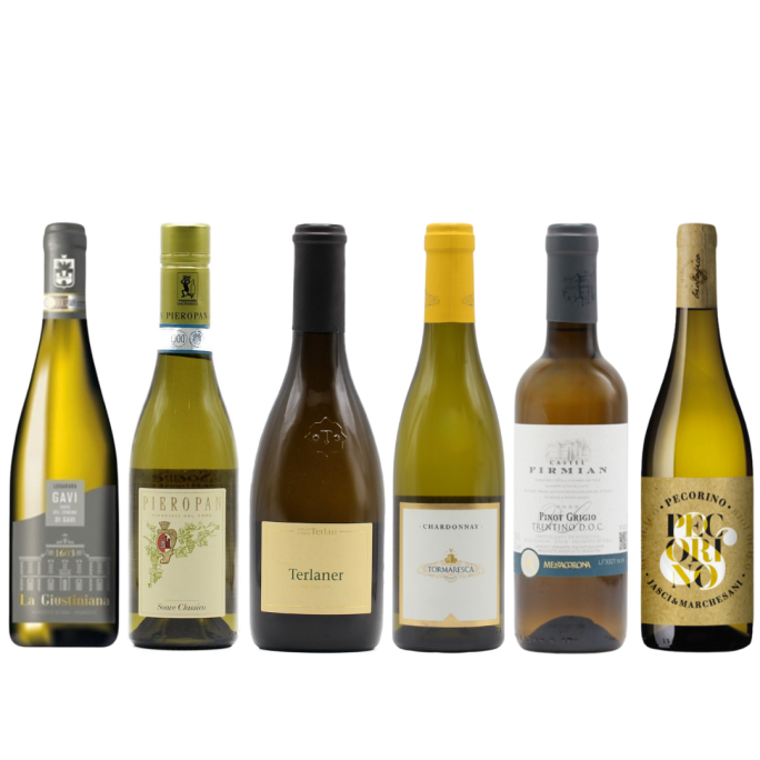 Italian Whites Mix HALVES (6x37.5cl)