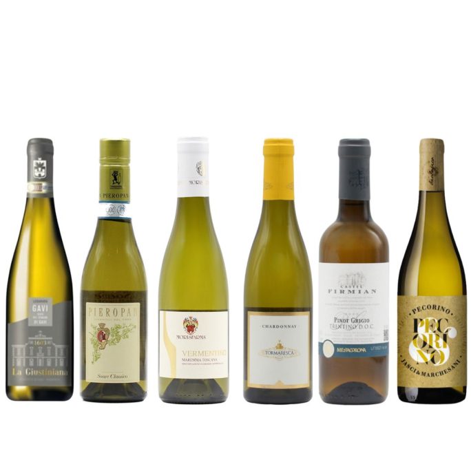 Italian Whites Mix HALVES (6x37.5cl)