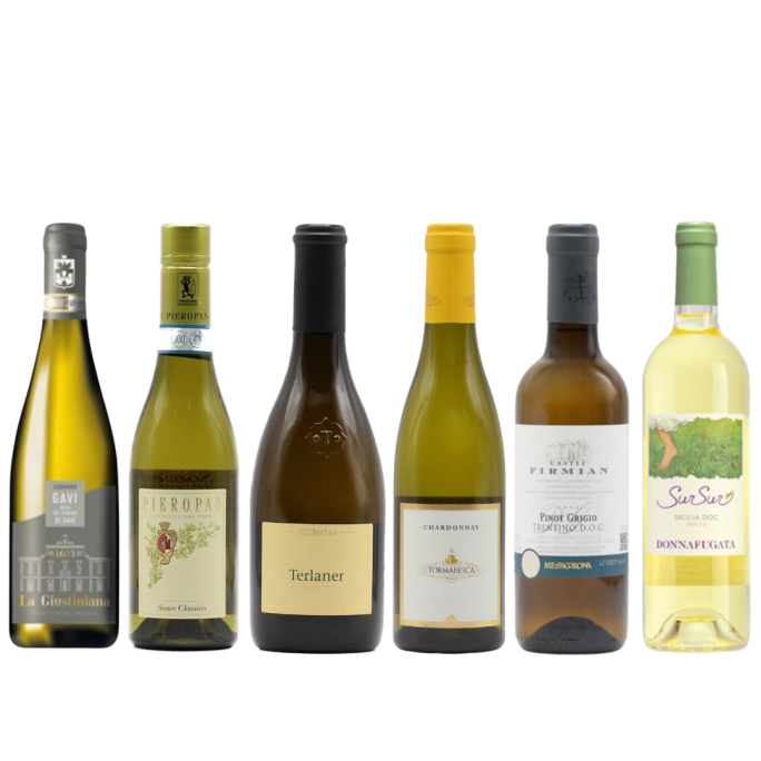 Italian Whites Mix HALVES (6x37.5cl)