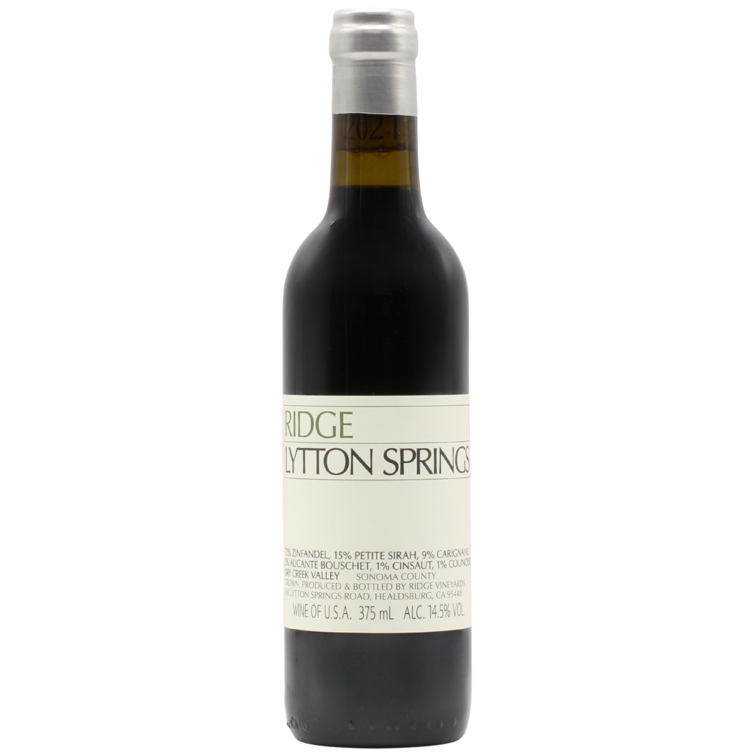 Ridge Vineyards Lytton Springs Sonoma County 2023 HALF Bottle (37.5cl)