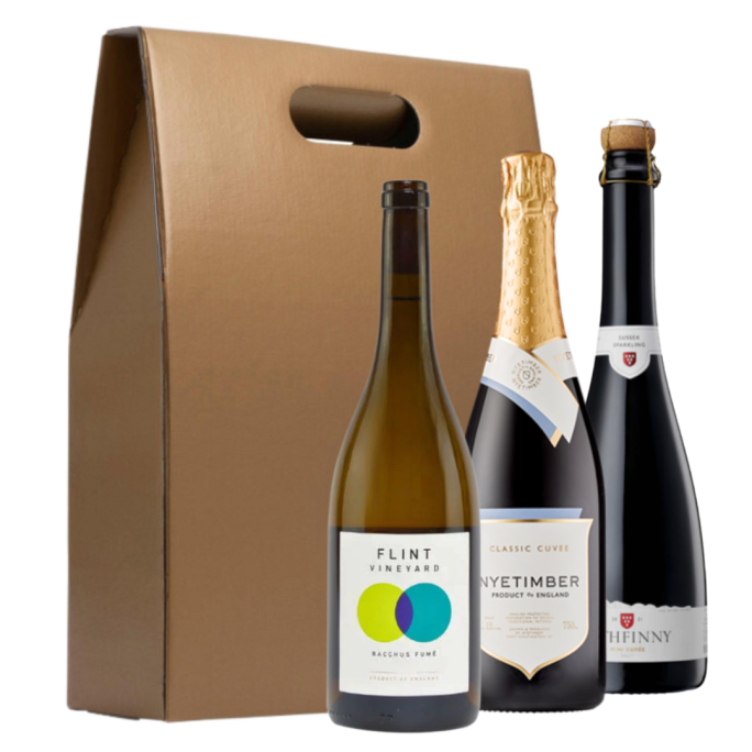 English Wine Gift Set (2xHalves, 1x50cl, Gift Box)