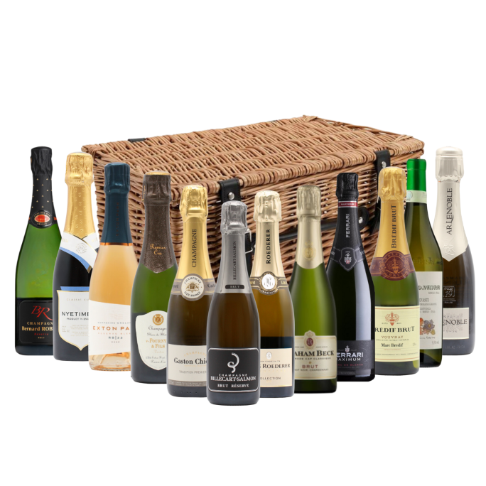 Champagne & Sparkling Wines Hamper HALVES (12x37.5cl) **Delivery from this Weds 10th December