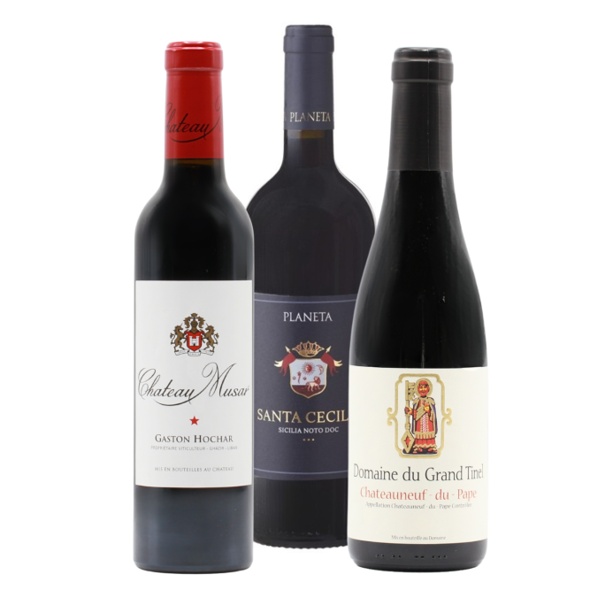 Fine Mediterranean Reds Trio BOTTLES (3x75cl)