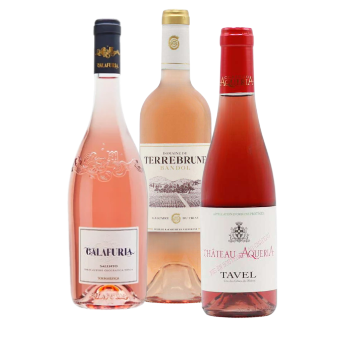 Fine Mediterranean Roses Trio BOTTLES (3x75cl)