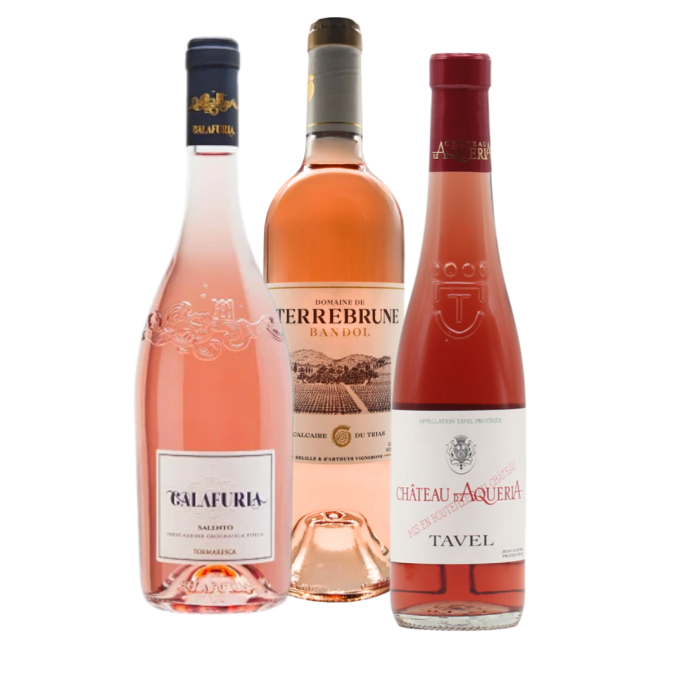 Fine Mediterranean Roses Trio BOTTLES (3x75cl)